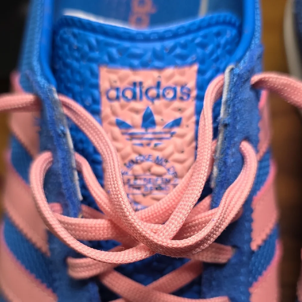 adidas Women’s Blue and Pink Sneakers